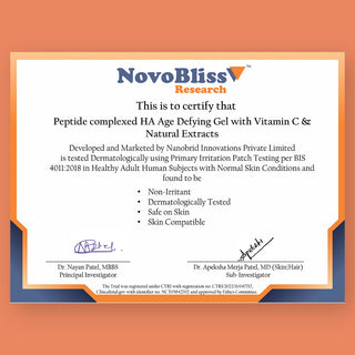 Skin Restore Night Gel with 2% Vitamin C & Argireline Peptide