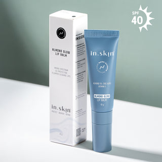Almond Glow Lip Balm with Almond oil (3%), Vitamin E - SPF 40 and PA +++