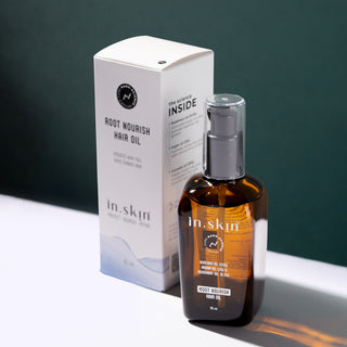 ROOT NOURISH HAIR OIL with Avocado Oil (25%), Argan oil (2%) & Rosemary Oil (0.5%)