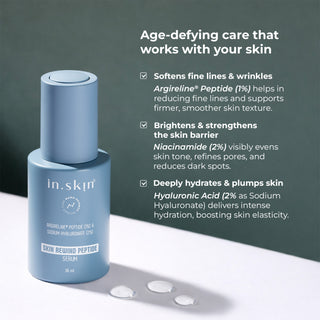 SKIN REWIND PEPTIDE SERUM with Argireline® Peptide (1%) & Sodium Hyaluronate (2%)