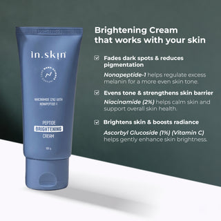 PEPTIDE BRIGHTENING CREAM with Niacinamide (2%) & Nonapeptide-1 (0.004%)