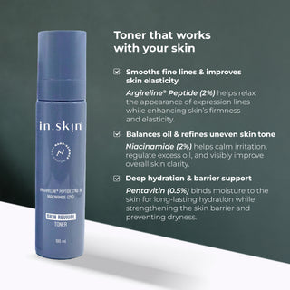 SKIN REVIVAL TONER with Argireline® Peptide (1%) & Niacinamide (2%)