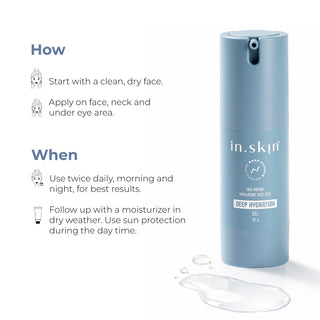 DEEP HYDRATION GEL with HA5 Matrix-Hyaluronic acid (2%)