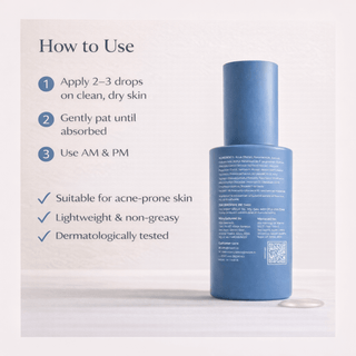 ACNE DEFENCE SERUM with Salicylic acid (1%) & Copper Tripeptide-1 (1%)