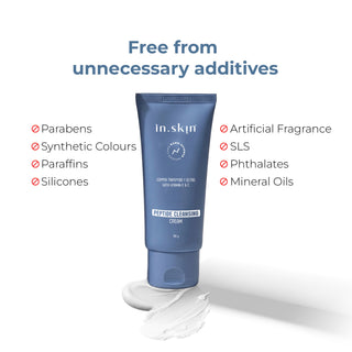 PEPTIDE CLEANSING CREAM with Copper Tripeptide-1 (0.5%) with Glycolic acid (0.5%)