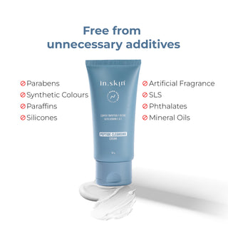 PEPTIDE CLEANSING CREAM with Copper Tripeptide-1 (0.5%) with Glycolic acid (0.5%)