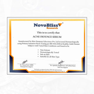 ACNE DEFENCE SERUM with Salicylic acid (1%) & Copper Tripeptide-1 (1%)