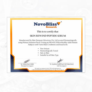 SKIN REWIND PEPTIDE SERUM with Argireline® Peptide (1%) & Sodium Hyaluronate (2%)