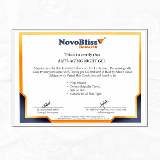 ANTI-AGING NIGHT GEL Niacinamide & Argireline peptide (2%)