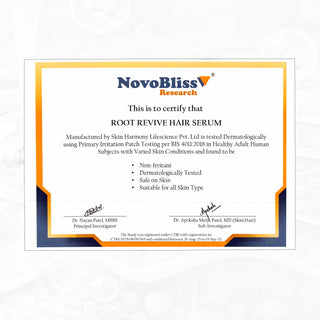 ROOT REVIVE HAIR SERUM with Myristoyl Pentapeptide-17 (2%), Redensyl (3%) & Anagain (4%)