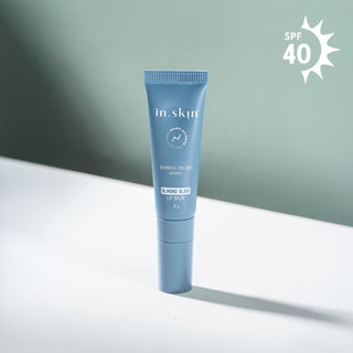 Almond Glow Lip Balm with Almond oil (3%), Vitamin E - SPF 40 and PA +++