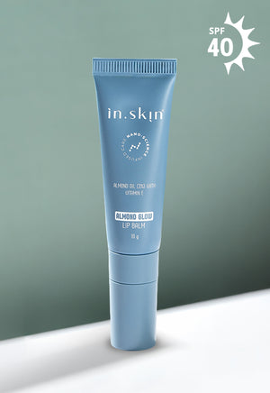 Almond Glow Lip Balm with Almond oil (3%), Vitamin E - SPF 40 and PA +++