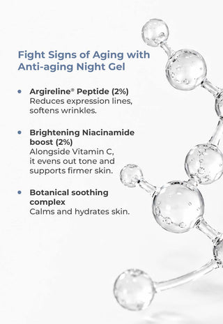 ANTI-AGING NIGHT GEL with Niacinamide & Argireline® Peptide (2%)