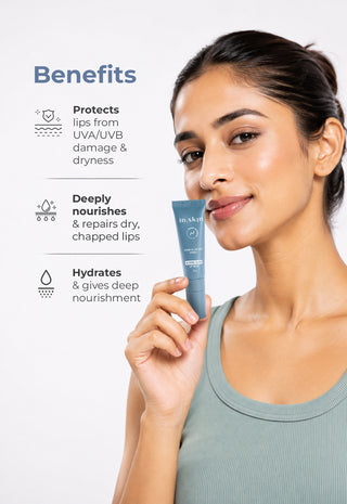 Almond Glow Lip Balm with Almond oil (3%), Vitamin E - SPF 40 and PA +++