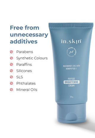 PEPTIDE BRIGHTENING CREAM with Niacinamide (2%) & Nonapeptide-1 (0.004%)