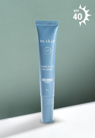 Almond Glow Lip Balm with Almond oil (3%), Vitamin E - SPF 40 and PA +++