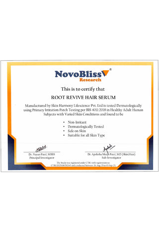 ROOT REVIVE HAIR SERUM with Myristoyl Pentapeptide-17 (2%), Redensyl™ (3%) & AnaGain™ (4%)